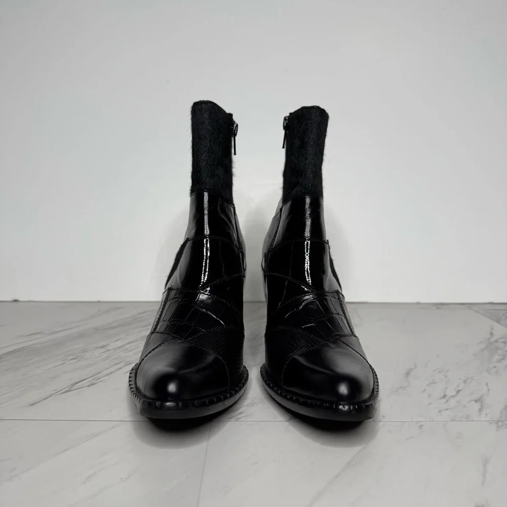 Jeffrey Campbell Caballeros Black Western Boot 6